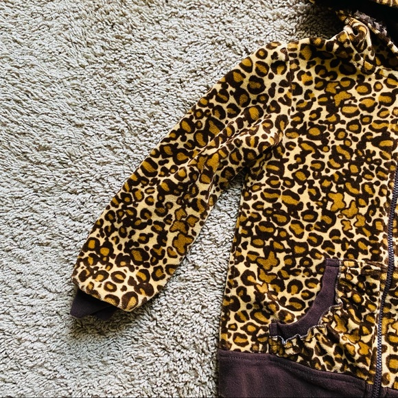Girls Arizona cheetah print jacket - Picture 3 of 6